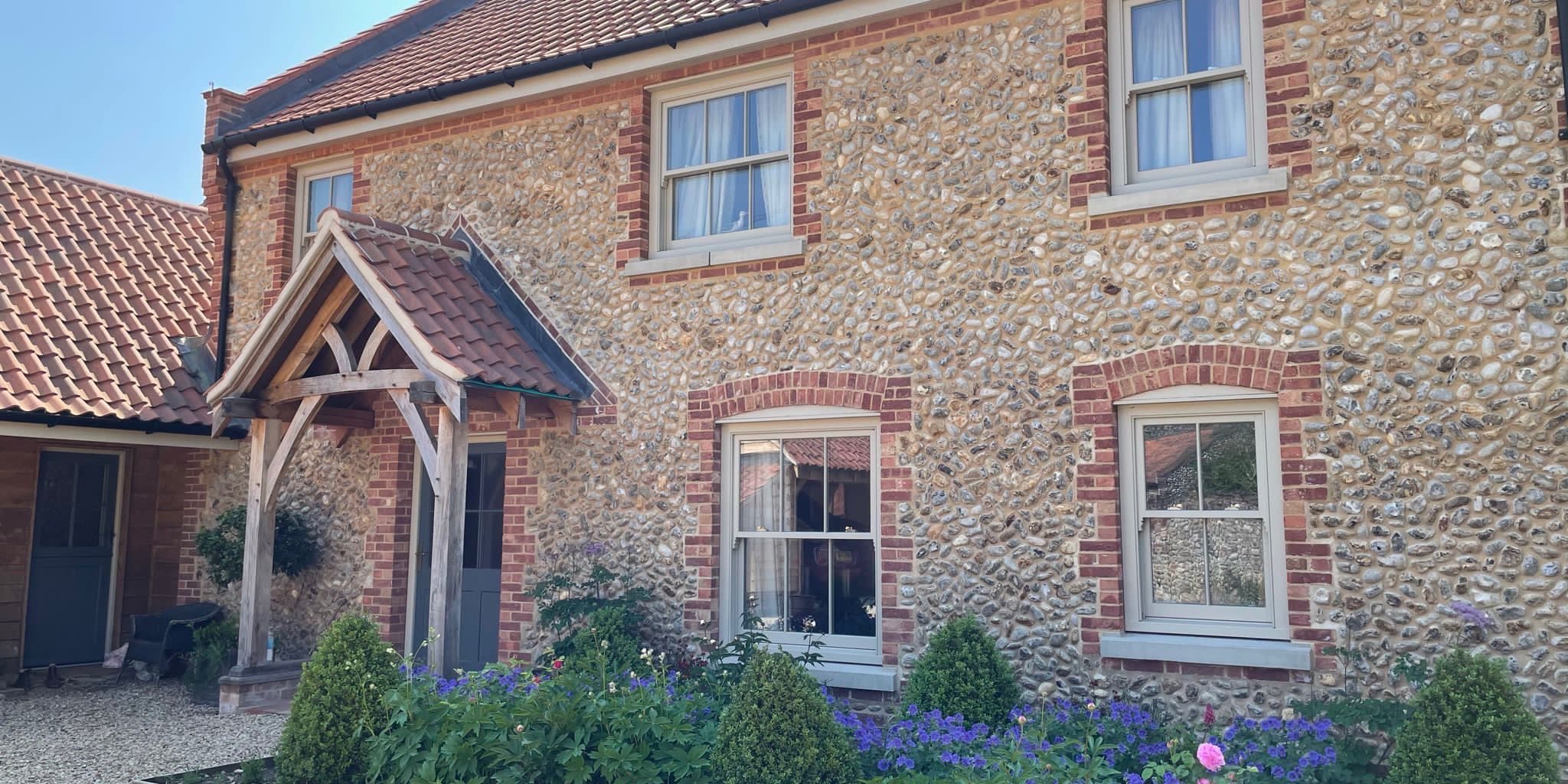 Front of New Build at Thornage - Mulberry House
