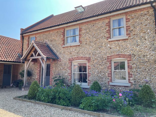 Front of New Build at Thornage - Mulberry House