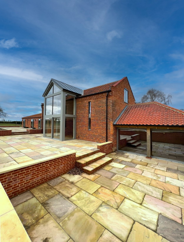 Barn Conversion With New Landscaping